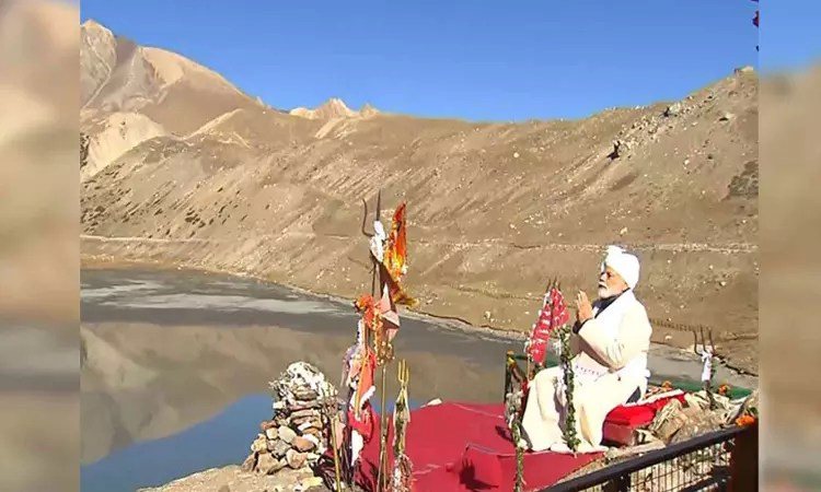 PM Modi Performs Puja at Pithoragarhs Parvati Kund
